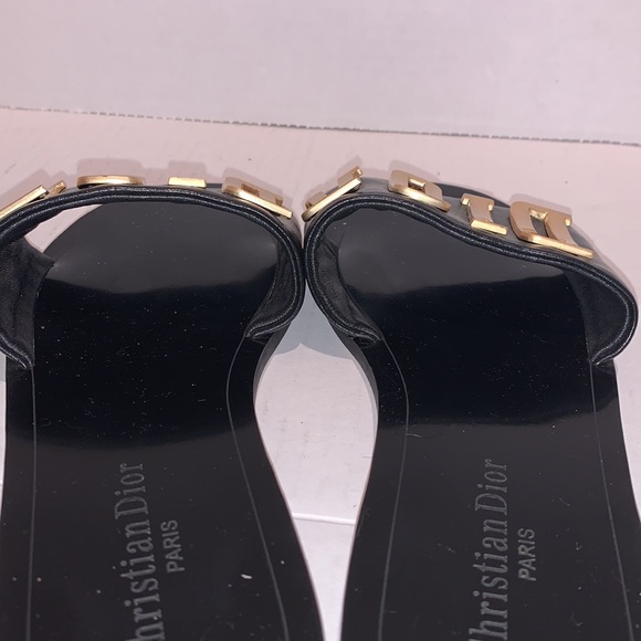 Leather fashion slides - Picture 6 of 8